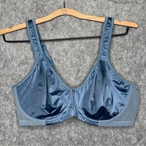 Breezies‎ Signature Shine Unlined Underwire Support Bra- Sz 38D